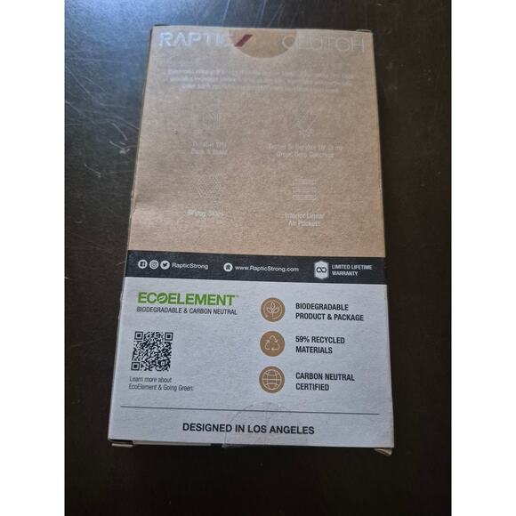 RAPTIC Clutch iPhone 14 Case Military Grade 10ft Drop Protection 6.1 in Black S6 - Picture 8 of 8